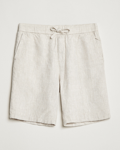 Men | Linen Shorts | NN07 | Keith Drawstring Linen Shorts Oat