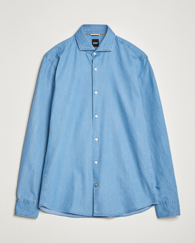 Men | Sale clothing | BOSS BLACK | Hal Denim Shirt Open Blue