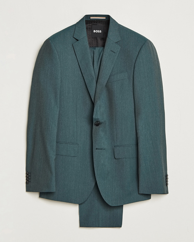 Men | BOSS BLACK | BOSS BLACK | Huge Wool Suit Open Green