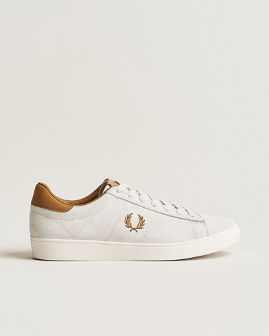 Men | Shoes | Fred Perry | Spencer Suede Sneaker White