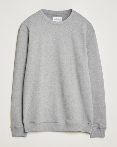 Men | Sweaters & Knitwear | Bread & Boxers | Loungewear Crew Neck Sweatshirt Grey Melange