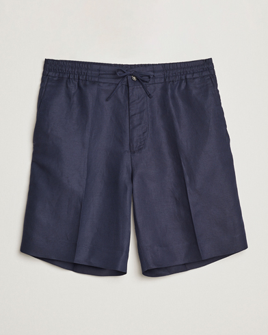 Men | Shorts | J.Lindeberg | Baron Tencel/Linen Shorts Navy