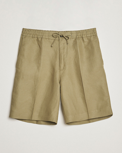 Men | Shorts | J.Lindeberg | Baron Tencel/Linen Shorts Aloe