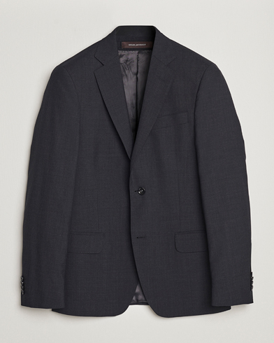 Men | Suits | Oscar Jacobson | Edmund Wool Blazer Grey