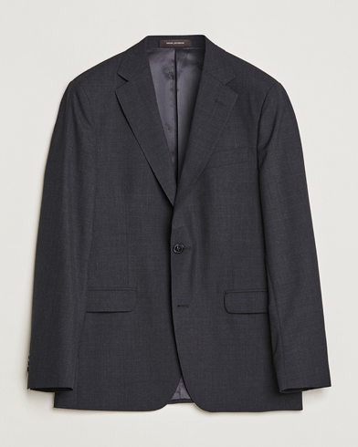 Men | Suit Jackets | Oscar Jacobson | Falk Wool Blazer Grey
