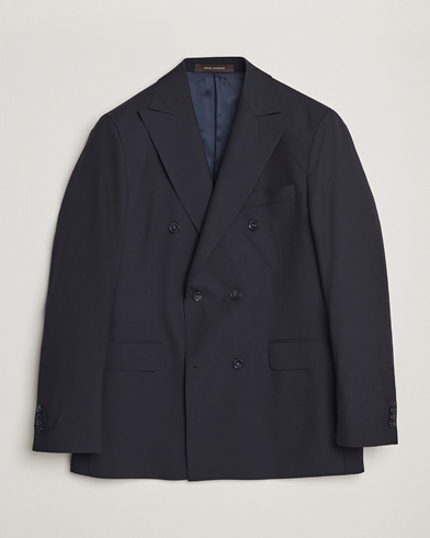 Men | Suit Jackets | Oscar Jacobson | Farris Wool Blazer Navy