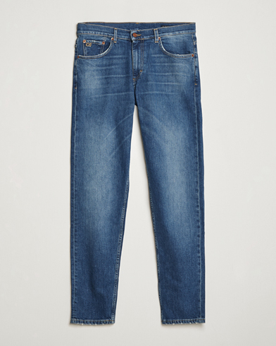 Men | Tapered fit | Oscar Jacobson | Karl Cotton Stretch Jeans Vintage Wash