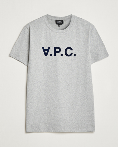 Men | Short Sleeve T-shirts | A.P.C. | VPC T-Shirt Grey Heather