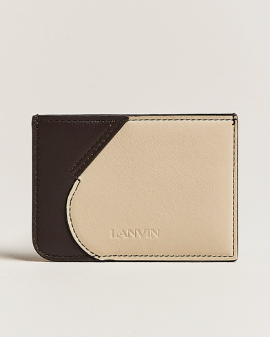 Men | Wallets | Lanvin | Credit Card Holder Cocoa/Beige