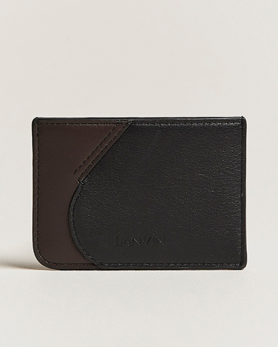 Men | Wallets | Lanvin | Credit Card Holder Cocoa/Black