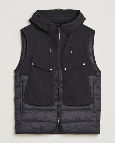 Men | Contemporary jackets | C.P. Company | CP Shell - R Mixed Goggle Vest Black