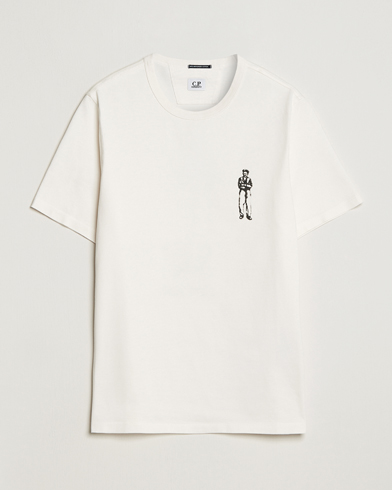 Men | C.P. Company | C.P. Company | Mercerized Jersey Logo T-Shirt White