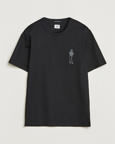 Men | C.P. Company | C.P. Company | Mercerized Jersey Logo T-Shirt Black