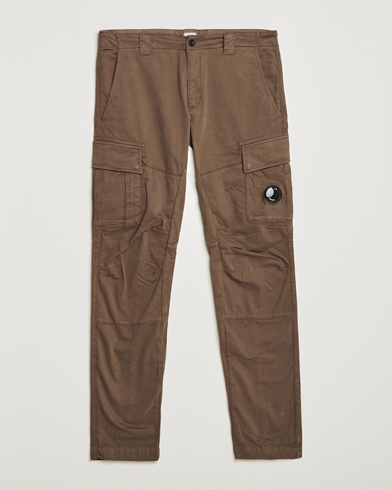 Men |  | C.P. Company | Stretch Satin Lens Cargo Pants Light Brown