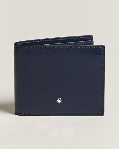 Men | Bi-fold & Zip Wallets | Montblanc | Meisterstück Wallet 6cc Ink Blue