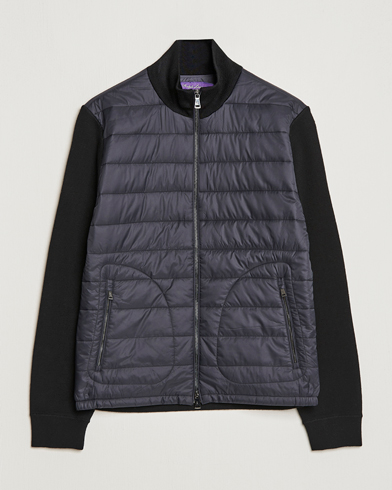 Men | Formal jackets | Ralph Lauren Purple Label | Hybrid Zip Jacket Black