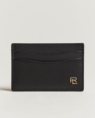 Men | Cardholders | Ralph Lauren Purple Label | Luxe Calf Cardholder Black