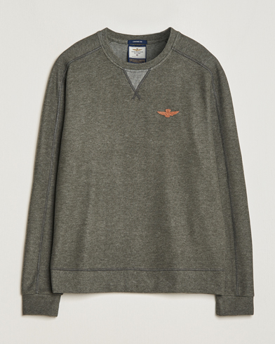 Men | Sweaters & Knitwear | Aeronautica Militare | Felpa Cotton Sweatshirt Olive Green