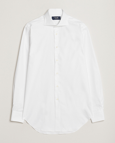 Men | Kamakura Shirts | Kamakura Shirts | Slim Fit Royal Oxford Spread Shirt White