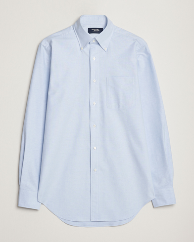 Men | Oxford Shirts | Kamakura Shirts | Slim Fit Oxford BD Shirt Light Blue