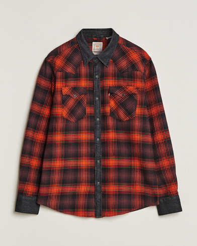 Men |  | Levi's | Barstow Western Standard Shirt Red/Black