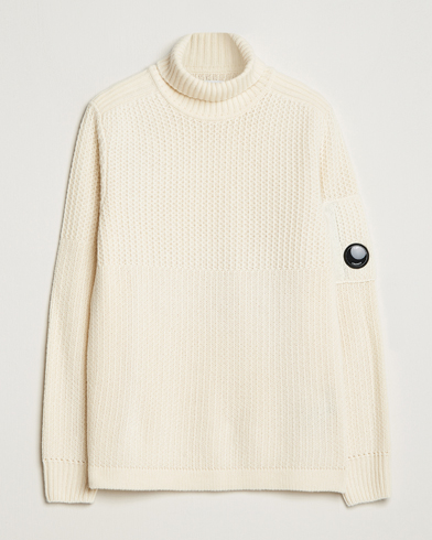 Men | C.P. Company | C.P. Company | Heavy Knitted Lambswool Rollneck White