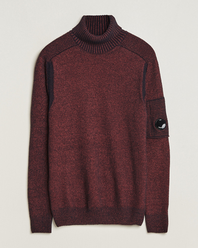 Men | Sweaters & Knitwear | C.P. Company | Fleece Knit Rollneck Red