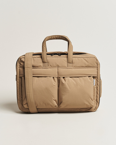 Men | Briefcases | mazi untitled | AM Bag 02 Nylon Briefcase Beige