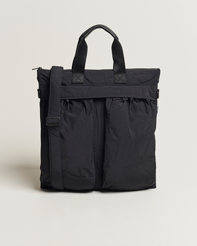 Men | Tote Bags | mazi untitled | Helmet Bag 02 Nylon Tote Black