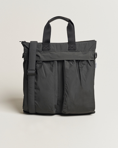 Men | Tote Bags | mazi untitled | Helmet Bag 02 Nylon Tote Grey
