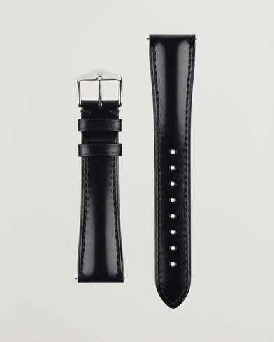 Men |  | HIRSCH | Siena Tuscan Leather Watch Strap Black