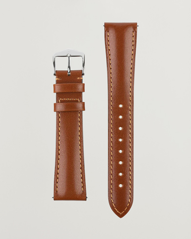 Men |  | HIRSCH | Siena Tuscan Leather Watch Strap Golden Brown