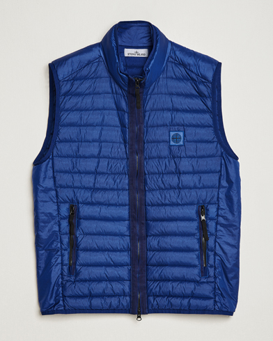 Men | Autumn Jackets | Stone Island | Recycled Nylon Down-TC Vest Bright Blue
