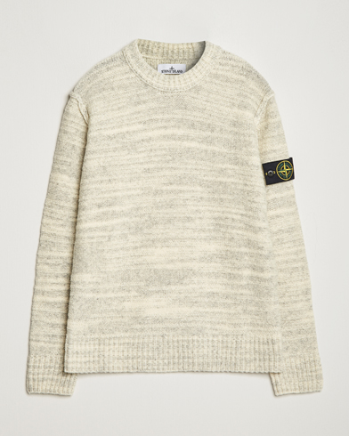 Men | Stone Island | Stone Island | Knitted Wool/Nylon Sweater Plaster