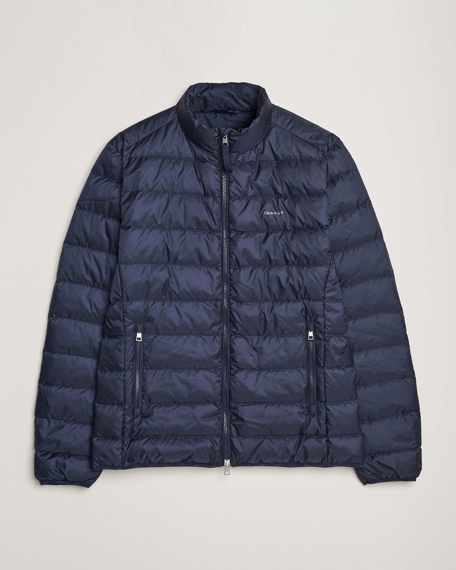 Gant The Light Down Jacket Evening Blue – Blue