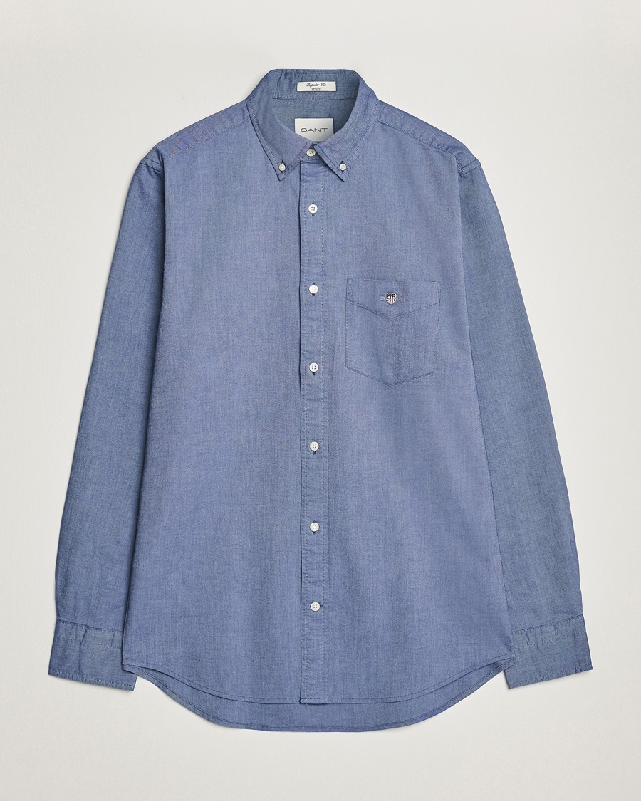 Gant Regular Fit Oxford Shirt Persian Blue – Blue