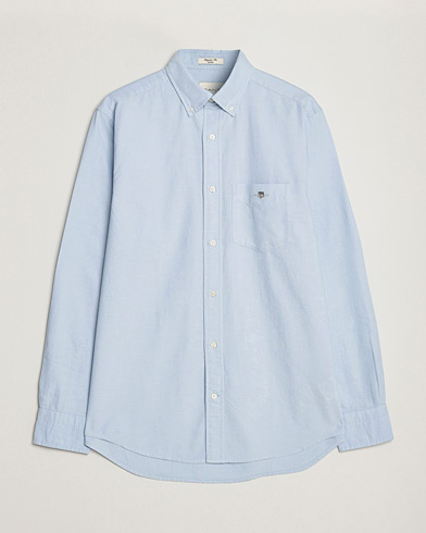 Men |  | GANT | Regular Fit Oxford Shirt Light Blue
