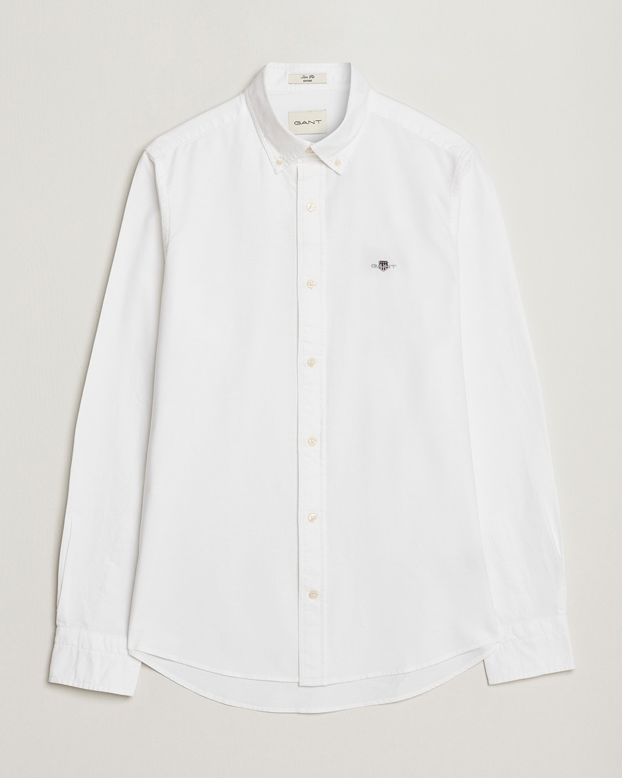 Gant Slim Fit Oxford Shirt White – White