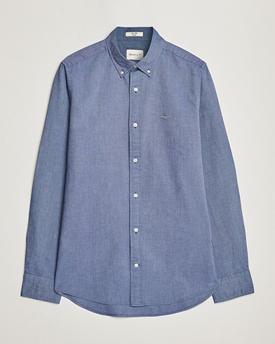 Men | What's new | GANT | Slim Fit Oxford Shirt Persian Blue