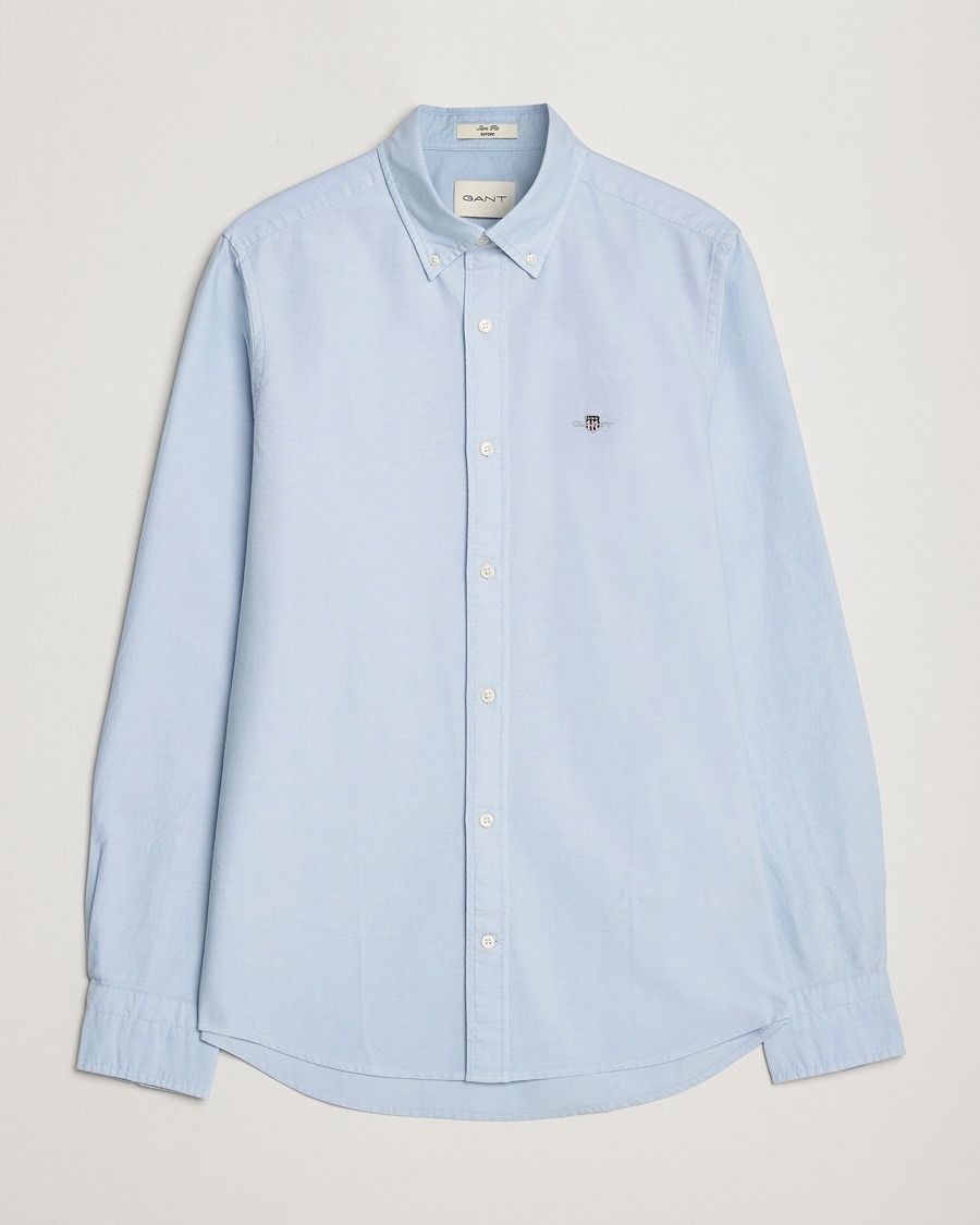 Gant Slim Fit Oxford Shirt Light Blue – Blue