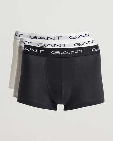 Men | GANT | GANT | 3-Pack Trunk Boxer White/Black/Grey