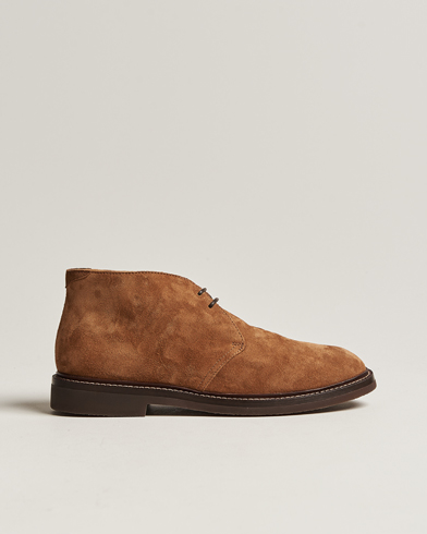 Men | Handmade Shoes | Brunello Cucinelli | Desert Boots Beige Suede