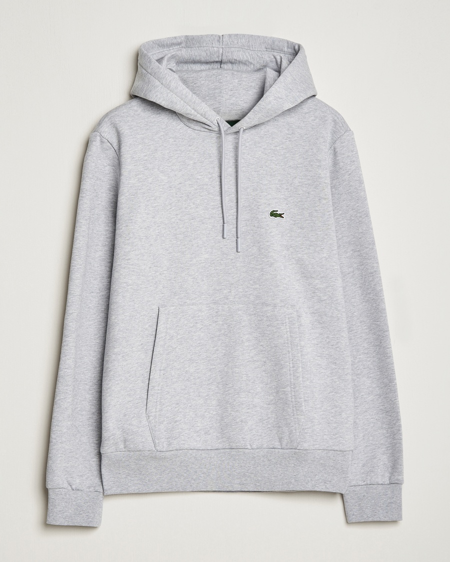 Lacoste Hoodie Silver Chine – Grey