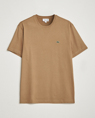 Men | Short Sleeve T-shirts | Lacoste | Crew Neck T-Shirt Cookie