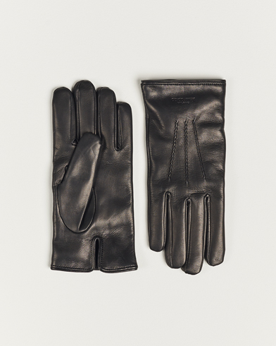 Men |  | Giorgio Armani | Lamb Leather Gloves Black