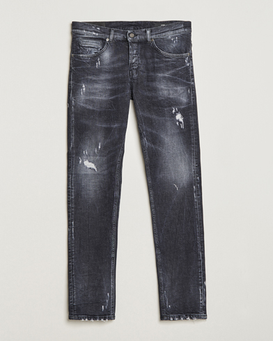 Men | Jeans | Dondup | George Destroyed Jeans Vintage Black