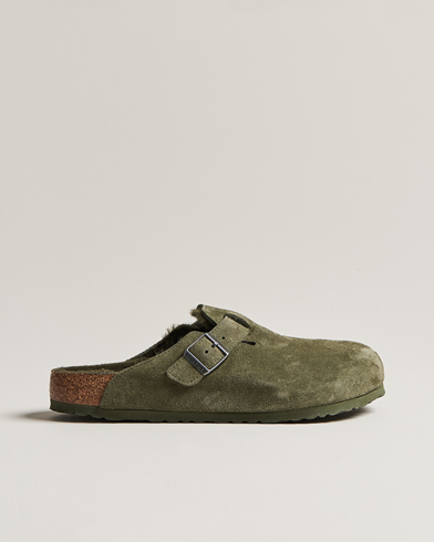  Boston Shearling Thyme Suede