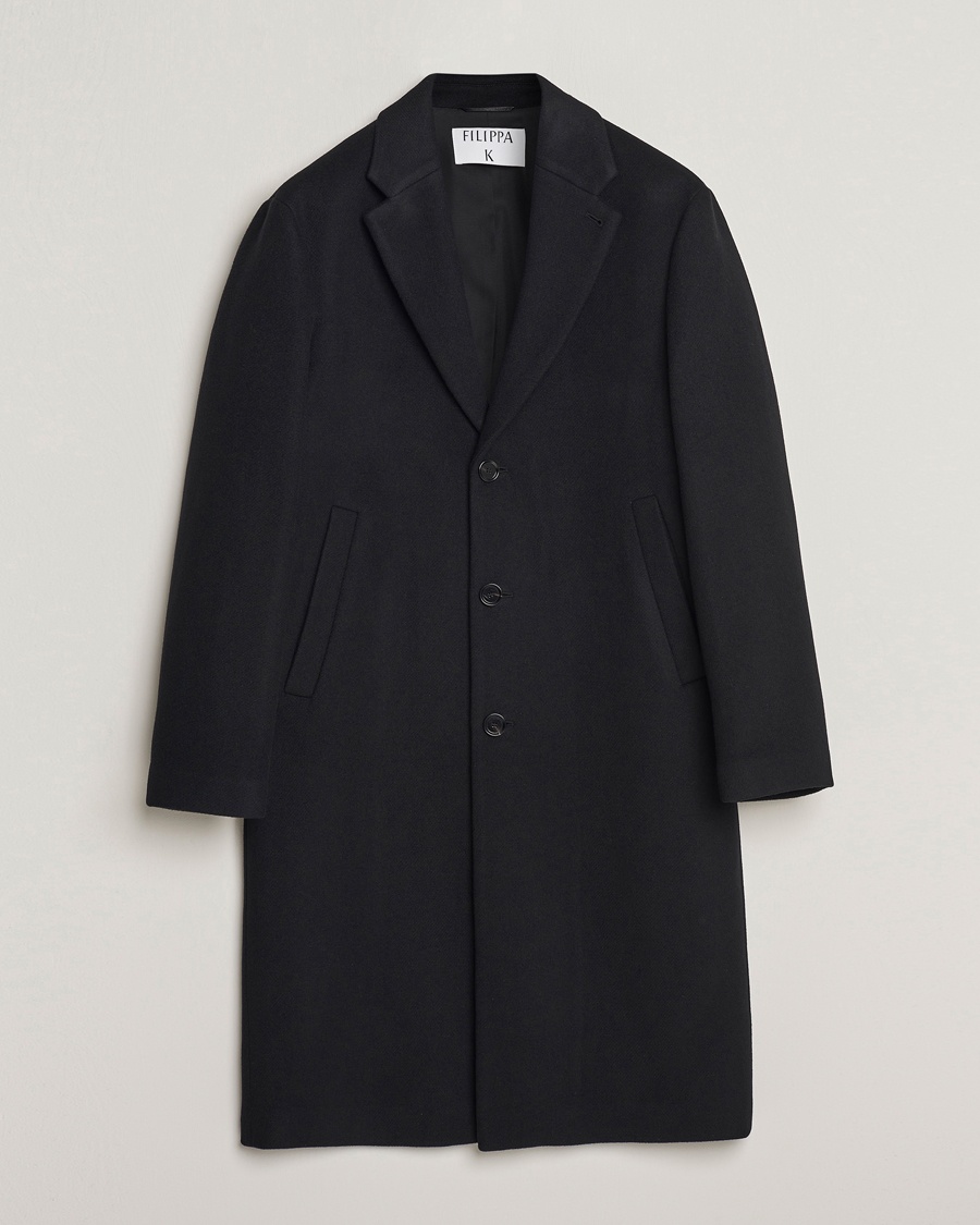 Filippa K London Wool Coat Black – Black
