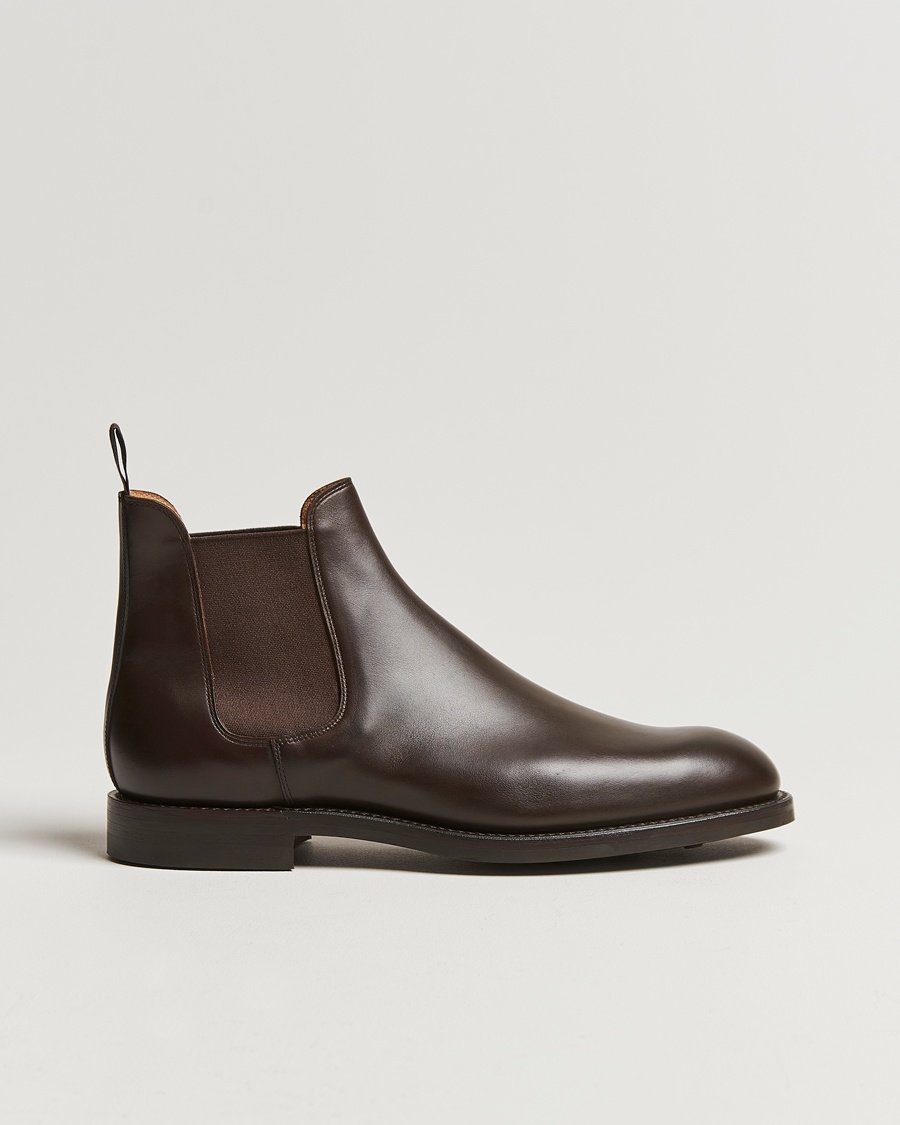 Crockett & Jones Chelsea 5 Dk Brown Wax Calf – Brown