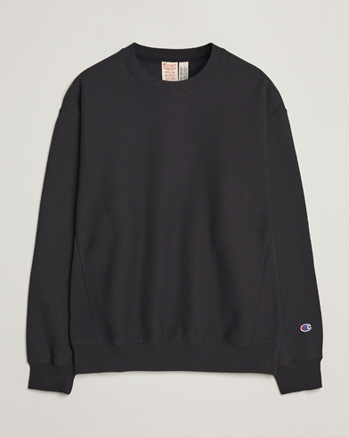 Men | Sweaters & Knitwear | Champion | Reverse Weave Soft Fleece Sweatshirt Black Beauty